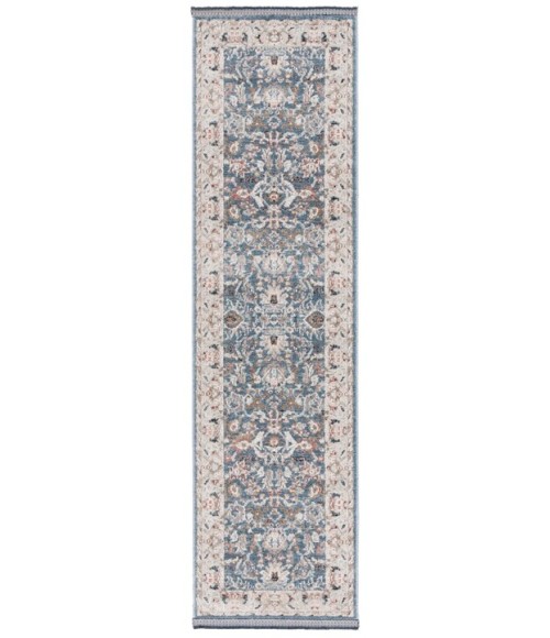 Safavieh Vivaldi Blue / Ivory VIV516 2 ft. 2 in. X 8 ft. Runner Rug