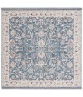 Safavieh Vivaldi Blue / Ivory VIV516 6 ft. 7 in. X 6 ft. 7 in. Square Rug