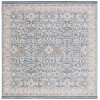 Safavieh Vivaldi Light Blue / Ivory VIV546 6 ft. 7 in. X 6 ft. 7 in. Square Rug