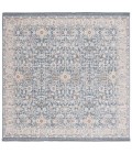 Safavieh Vivaldi Light Blue / Ivory VIV546 6 ft. 7 in. X 6 ft. 7 in. Square Rug