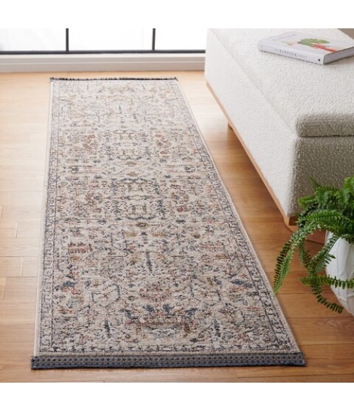 Safavieh Vivaldi Beige / Blue Rust VIV568 2 ft. 2 in. X 8 ft. Runner Rug