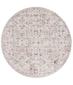 Safavieh Vivaldi Beige / Blue Rust VIV568 6 ft. 7 in. X 6 ft. 7 in. Round Rug