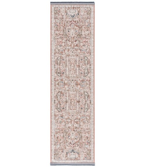 Safavieh Vivaldi Rust / Ivory VIV568 6 ft. 7 in. X 6 ft. 7 in. Round Rug
