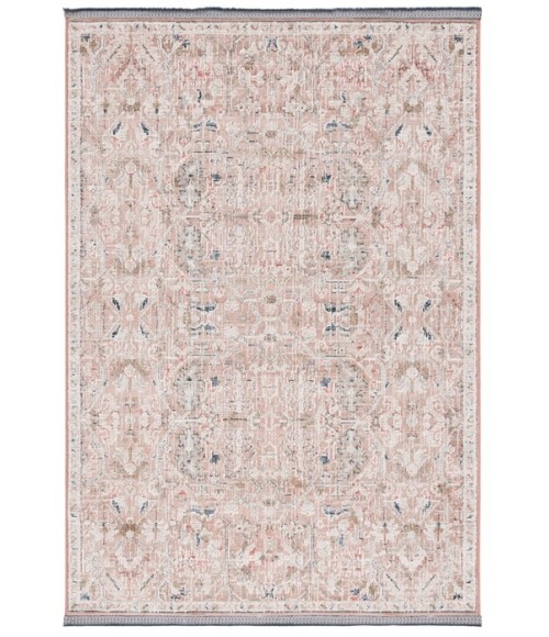 Safavieh Vivaldi Rust / Ivory VIV568 6 ft. 7 in. X 6 ft. 7 in. Round Rug