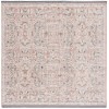 Safavieh Vivaldi Rust / Ivory VIV568 6 ft. 7 in. X 6 ft. 7 in. Square Rug
