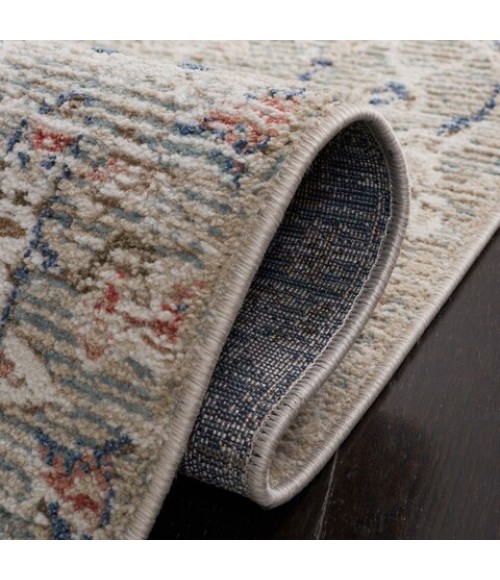 Safavieh Vivaldi Ivory / Navy VIV596 4 ft. X 6 ft. Rectangle Rug