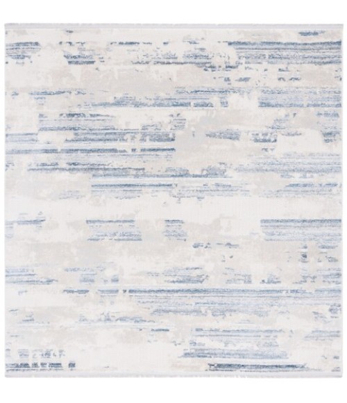 Safavieh Whisper Grey / Blue Ivory WHS542 6 ft. 7 in. X 6 ft. 7 in. Square Rug