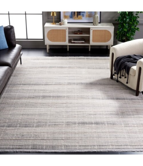 Safavieh Whisper Ivory / Grey Rug WHS548 6 ft. 7 in. X 6 ft. 7 in. Square - Rugs Town Safavieh Whisper Ivory / Grey WHS548 6 ft. 7 in. X 6 ft. 7 in. Square Rug