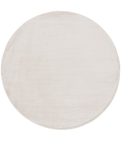 Safavieh Whisper Ivory / Taupe WHS810 6 ft. 7 in. X 6 ft. 7 in. Round Rug