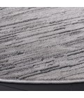 Safavieh Whisper Grey / Dark Grey WHS810 6 ft. 7 in. X 6 ft. 7 in. Round Rug