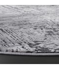 Safavieh Whisper Grey / Dark Grey WHS814 6 ft. 7 in. X 6 ft. 7 in. Round Rug