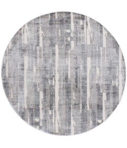 Safavieh Whisper Grey / Light Grey WHS816 6 ft. 7 in. X 6 ft. 7 in. Round Rug