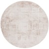 Safavieh Whisper Beige / Light Beige WHS818 6 ft. 7 in. X 6 ft. 7 in. Round Rug
