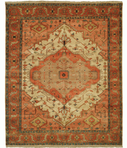 Shalom Brothers Jules Serapi JS954 Salmon 8'0"x10'0" - Rectangular