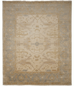 Shalom Brothers Oushak OU34 Beige 9 ft. 0 X 12 ft. 0 Rectangle