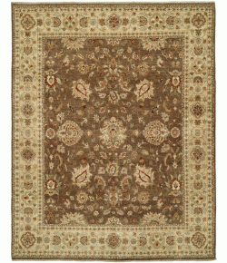 Shalom Brothers Royal Zeigler RZMSL07 Brown 10'0"x14'0" - Rectangular