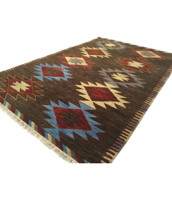 Shalom Brothers Tuscon TU68 Brown 8'0"x10'0" - Rectangular