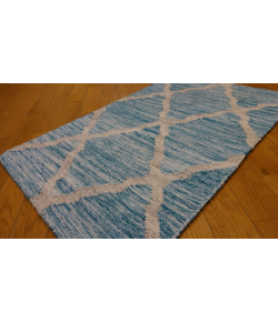 Shalom Brothers Durham Kilim DK-12 Aqua 2'0"x3'0" - Rectangular