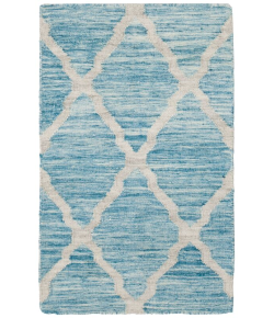 Shalom Brothers Durham Kilim DK-12 Aqua 2'0"x3'0" - Rectangular