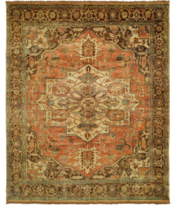 Shalom Brothers Jules Serapi JS654 Burnt Orange 3'0"x12'0" - Runner