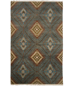 Shalom Brothers Tuscon TU62 Blue 8'0"x10'0" - Rectangular