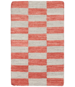 Shalom Brothers Durham Kilim DK-3 Red 2'0"x3'0" - Rectangular