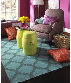 Surya Frontier FT123 Teal Dark Green Area Rug 2 ft. 6 in. X 8 ft. Runner