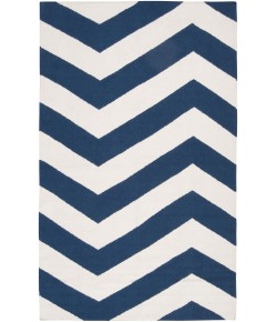 Surya Frontier FT276 Dark Blue White Area Rug 2 ft. X 3 ft. Rectangle