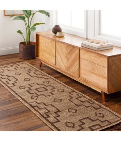 Surya Touareg TOG2301 Tan Dark Brown Area Rug 2 ft. 6 in. X 8 ft. Runner