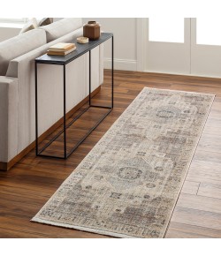 Livabliss Aida AAD2307 Beige Medium Gray Area Rug 2 ft. 7 in. X 9 ft. Runner