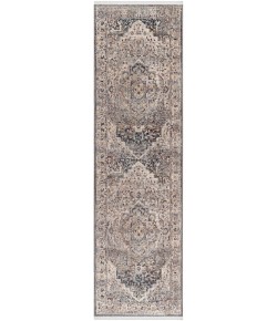 Livabliss Aida AAD2311 Beige Medium Gray Area Rug 2 ft. 7 in. X 9 ft. Runner
