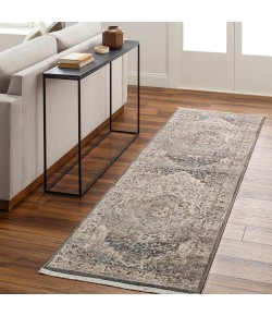 Livabliss Aida AAD2311 Beige Medium Gray Area Rug 2 ft. 7 in. X 9 ft. Runner