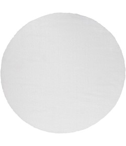 Livabliss Alaska Shag AAS2301 White Area Rug 7 ft. 10 in. Round