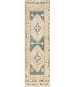 Surya Anadolu AAU2301 Teal Deep Teal Area Rug 2 ft. 6 in. X 8 ft. Runner