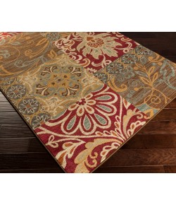 Livabliss Arabesque ABS3025 Burgandy Dark Red Area Rug 8 ft. 10 in. X 12 ft. 10 in. Rectangle