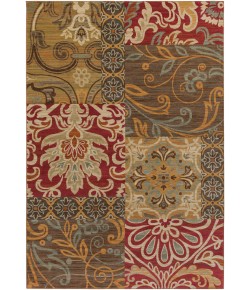 Livabliss Arabesque ABS3025 Burgandy Dark Red Area Rug 8 ft. 10 in. X 12 ft. 10 in. Rectangle