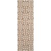 Surya Archive ACH1709 Dark Brown Cream Area Rug 2 ft. 6 in. X 8 ft. Runner
