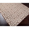 Surya Archive ACH1709 Dark Brown Cream Area Rug 3 ft. 6 in. X 5 ft. 6 in. Rectangle