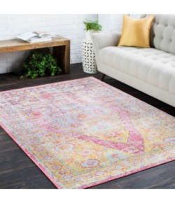 Livabliss Antioch AIC2304 Bright Pink Saffron Area Rug 9 ft. X 12 ft. 10 in. Rectangle