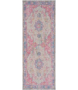 Livabliss Antioch AIC2306 Violet Bright Pink Area Rug 2 ft. 11 in. X 7 ft. 10 in. Runner