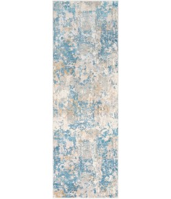 Livabliss Aisha AIS2302 Sky Blue Mustard Area Rug 12 ft. X 15 ft. Rectangle