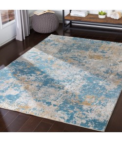 Surya Aisha AIS2302 Sky Blue Mustard Area Rug 7 ft. 10 in. Round