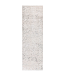 Surya Aisha AIS2307 Light Gray White Area Rug 2 ft. 7 in. X 7 ft. 7 in. Runner