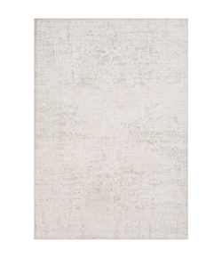 Livabliss Aisha AIS2309 Medium Gray White Area Rug 6 ft. 7 in. X 9 ft. 6 in. Rectangle