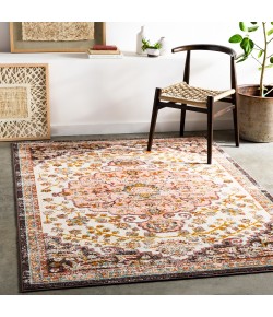 Surya Ankara AKR2331 Pale Pink Brick Area Rug 6 ft. 7 in. X 9 ft. Rectangle