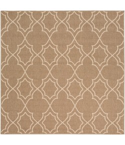 Livabliss Alfresco ALF9587 Camel Cream Area Rug 7 ft. 3 in. Square