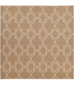 Livabliss Alfresco ALF9587 Camel Cream Area Rug 8 ft. 10 in. Square