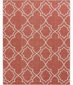 Surya Alfresco ALF9591 Rust Cream Area Rug 8 ft. 10 in. X 12 ft. 10 in. Rectangle