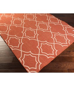 Surya Alfresco ALF9591 Rust Cream Area Rug 8 ft. 10 in. Square