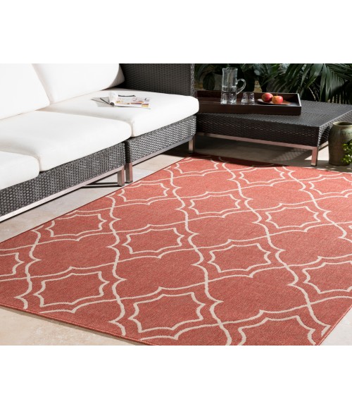 Alfresco ALF-9591 3'7" x 5'7" Machine Woven Rug
